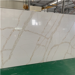 Calacatta Gold Quartz Stone Slab