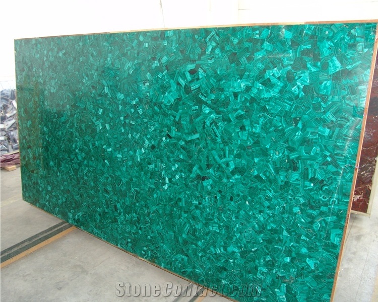 Peacock Green Semiprecious Stone Slabs