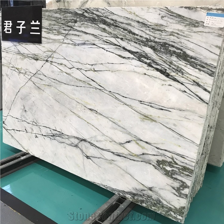 Picasso White Marble Slabs