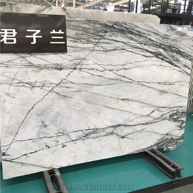 Picasso White Marble Slabs