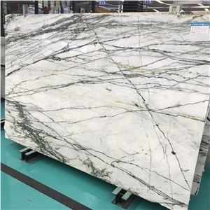 Picasso White Marble Slabs