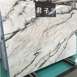 Picasso White Marble Slabs