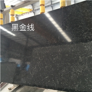 Portoro Gold Quartz Stone