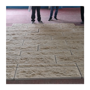 Split Surface Moca Beige Limestone Tiles for Wall Split Surface Moca Beige Limestone Tiles for Wall