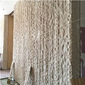 Split Surface Moca Beige Limestone Tiles for Wall
