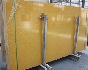 Yellow Crystal Quartz Slab