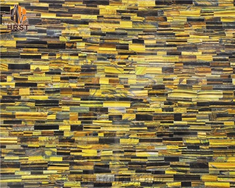 Yellow Tiger Eye Agate Semi Precious Stone