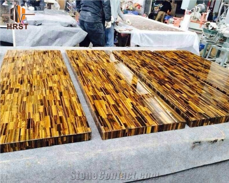 Yellow Tiger Eye Agate Semi Precious Stone