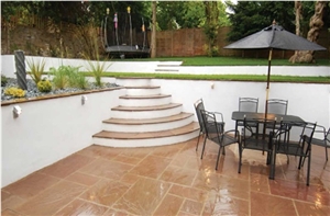 Autumn Brown Sandstone Tiles