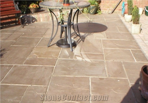 Autumn Brown Sandstone Tiles