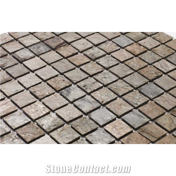 Golden Mosaic Stone