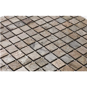 Golden Mosaic Stone