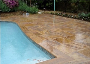 Rainbow Sandstone Tiles