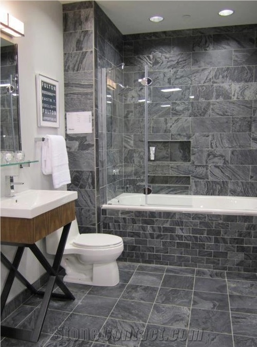 Silver Shine Slate Stone