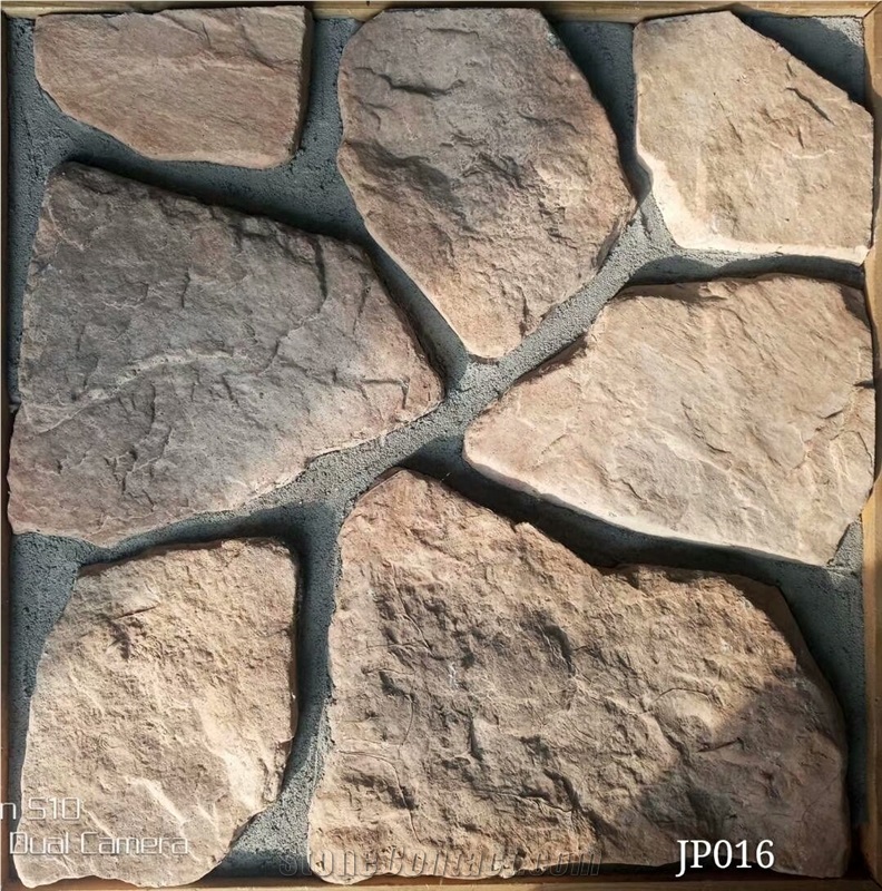 Artificial Beige Wall Cladding Faux Stone