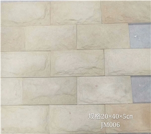 Beige Artificial Mushroom Stone Wall Cladding