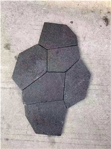 Outdoor Paving Stone Mesh Sesame Black Flagstone