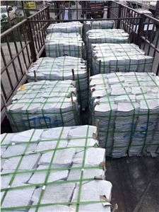 Outdoor Paving Stone Mesh Sesame Black Flagstone
