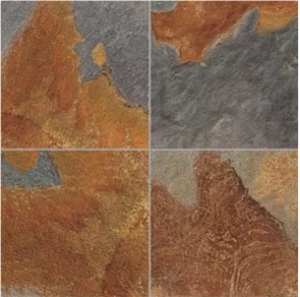 Rusty Slate Flooring Stone Paver Rode Stone