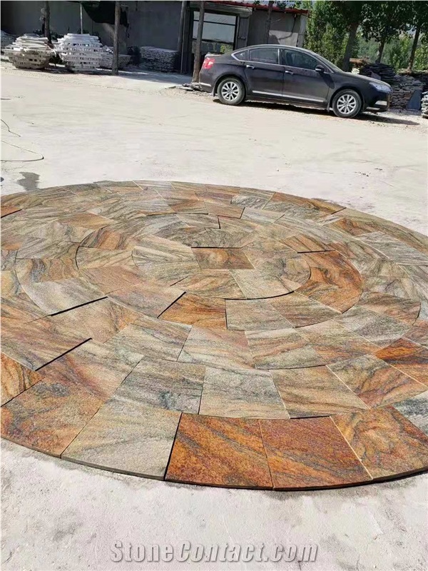 Rusty Slate Flooring Stone Paver Rode Stone