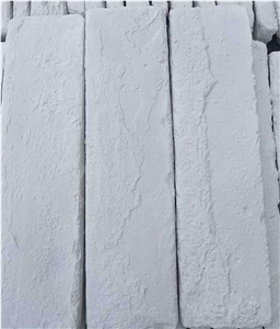 White Artificial Narrow Brick Faux Brick