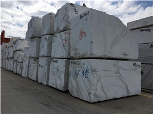 Statuario Marble Blocks, White Marble