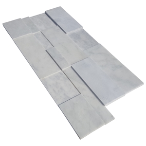 Carrara White Polished Marble Facade