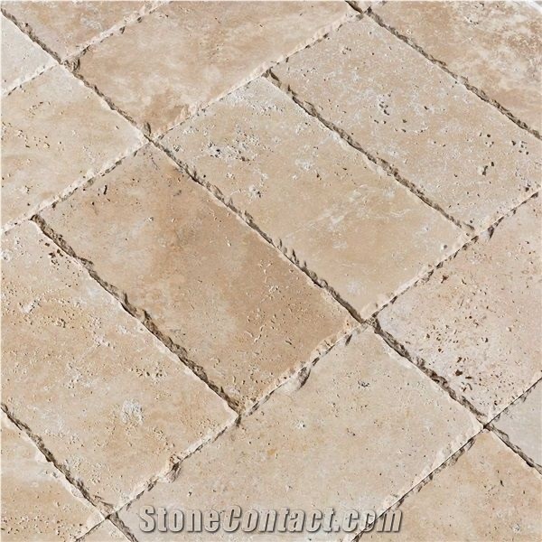 Classic Light Travertine Pavers