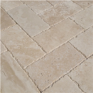 Classic Light Travertine Pavers