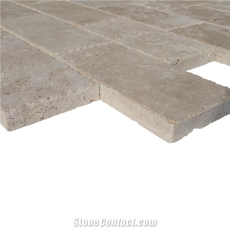 Classic Light Travertine Pavers