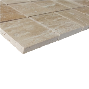 Classic Travertine Vein Cut Mosaic Tile