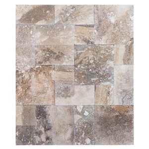 Conglomerate Antique Pattern Travertine Tile
