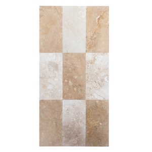 Lidia Antique Travertine Tile Polished and Filled