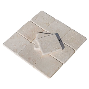 Limra Champagne Pearl Tumbled Limestone Tile