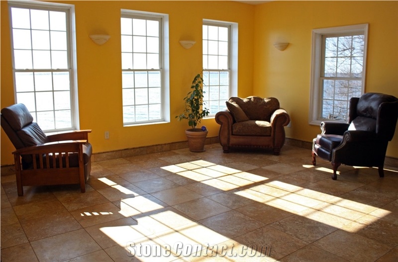 Oasis Gold Travertine Tile