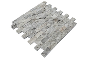Silver Travertine Mosaic