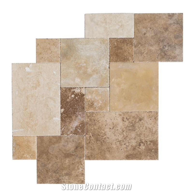 Thula Mix Antique Pattern Travertine Tile