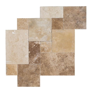 Thula Mix Antique Pattern Travertine Tile