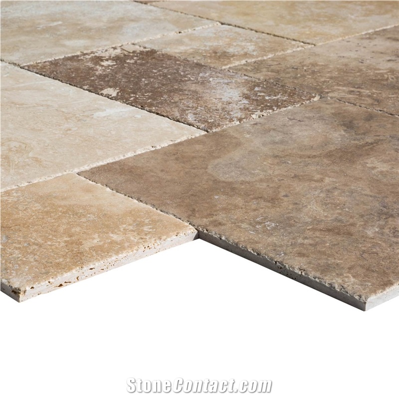 Thula Mix Antique Pattern Travertine Tile