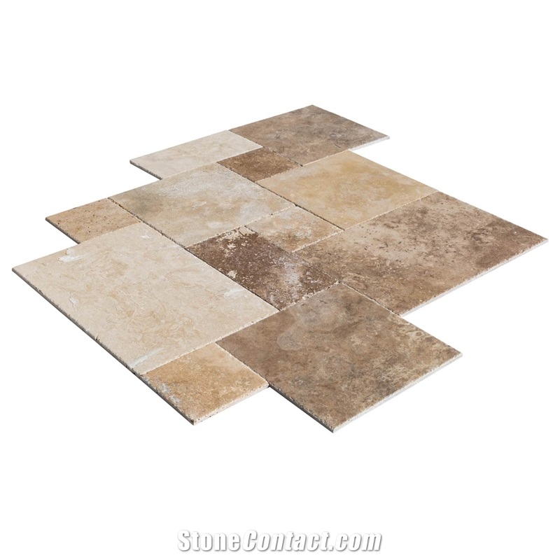 Thula Mix Antique Pattern Travertine Tile