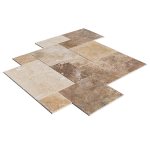 Thula Mix Antique Pattern Travertine Tile