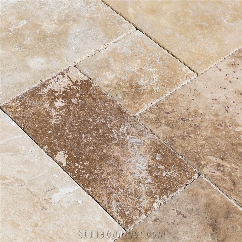 Thula Mix Antique Pattern Travertine Tile