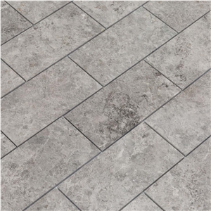 Tundra Light Gray Marble Tile