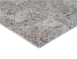 Tundra Light Gray Marble Tile
