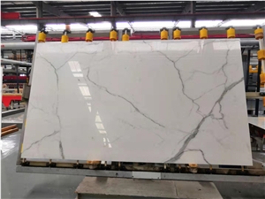 Calacatta White Nano Crystallized Glass Stone