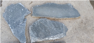 China Black Slate Tiles,Flagstone for Paving