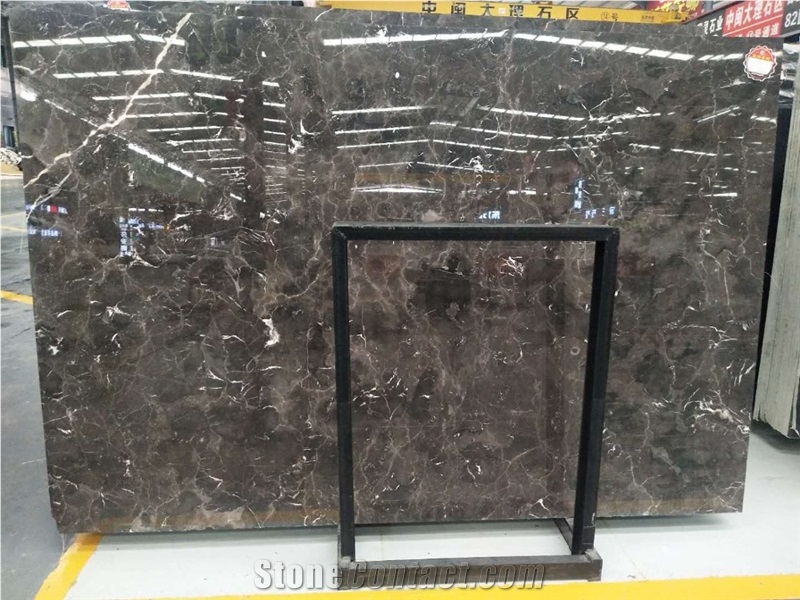 Chinese Dark Emperador Brown Marble Floor Tiles