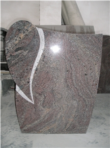 Czech Zula Style Polished Granite Monument