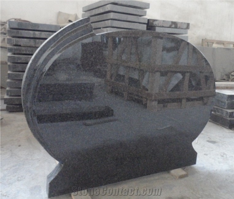 Czech Zula Style Polished Granite Monument