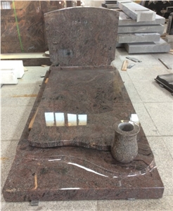 Czech Zula Style Polished Granite Monument